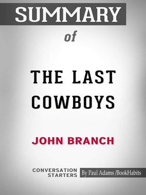 cover image of Summary of the Last Cowboys